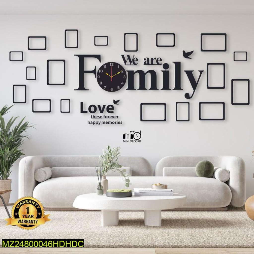 Family Wall Hanging With Frames