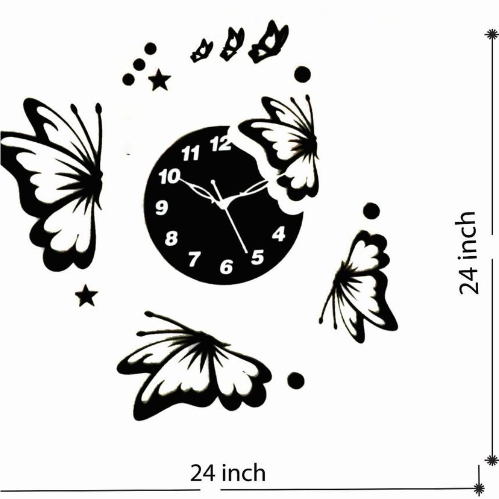 Beautiful Design MDF Wood Wall Clock