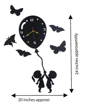Balloon Style 3D Wall Clock