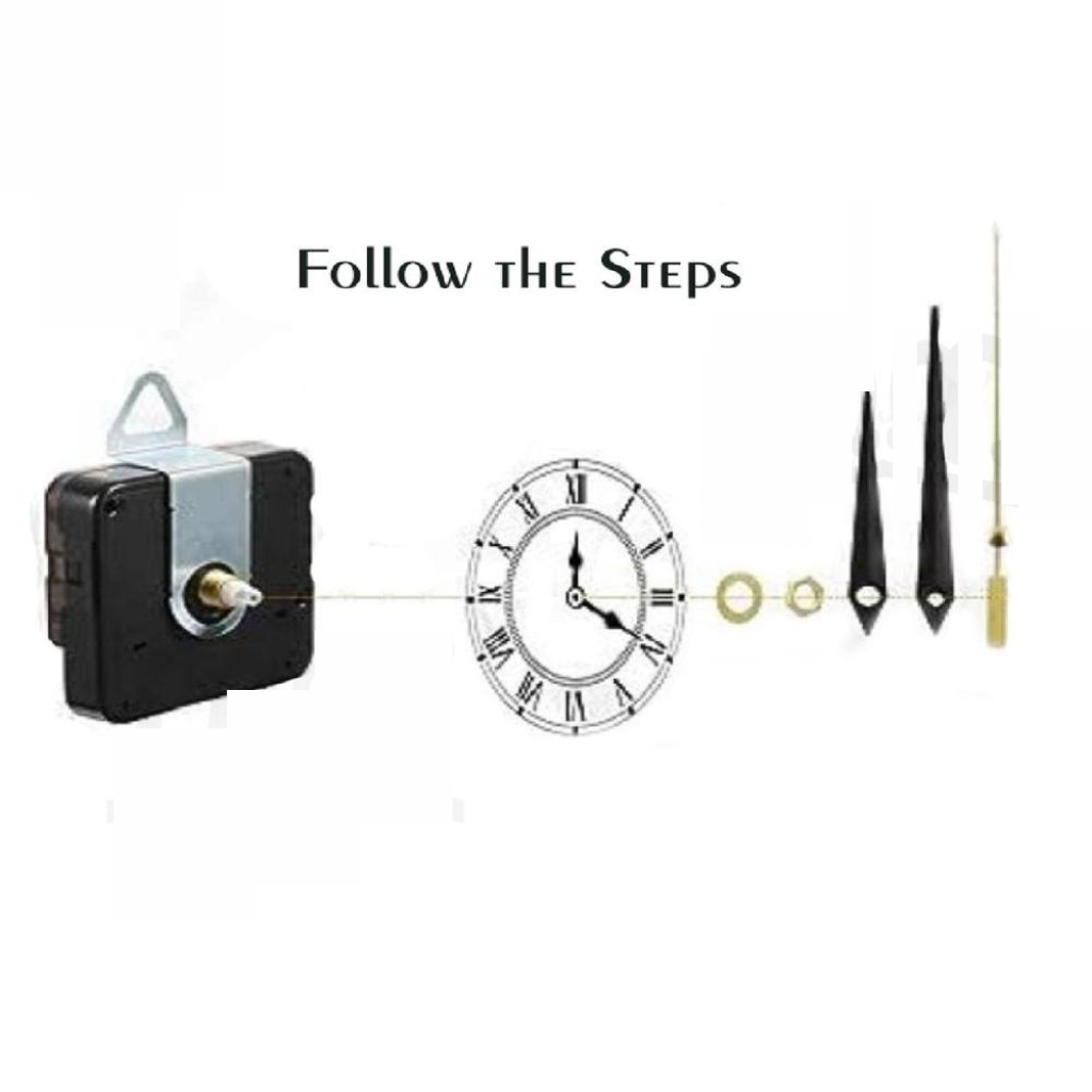 Stylish 3D Art MDF Wood Wall Clock