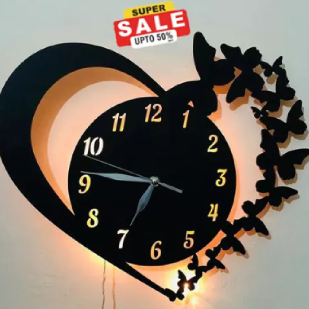 Heart Wall Clock