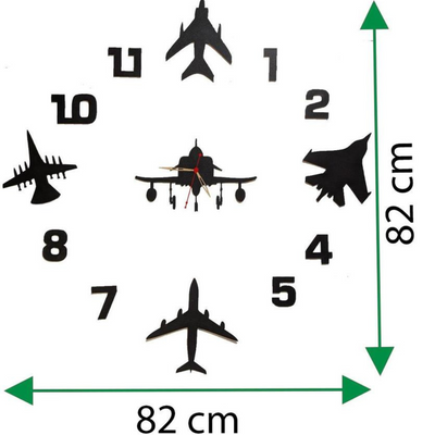 Air Force Wooden Wall Clock