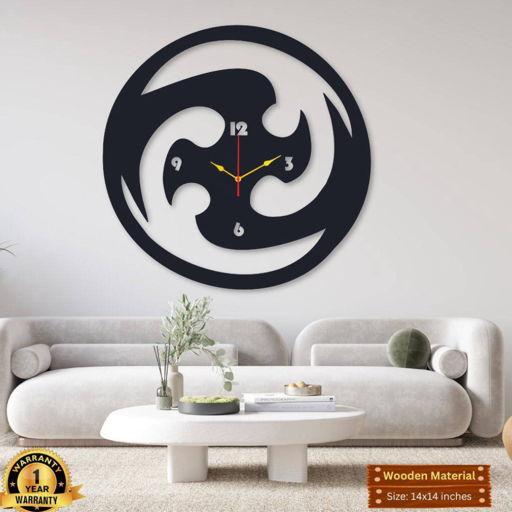Round Ninja Wall Clock